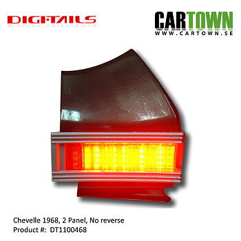 1968 Chevelle - 2 Panel Sequential LED Taillight Kit