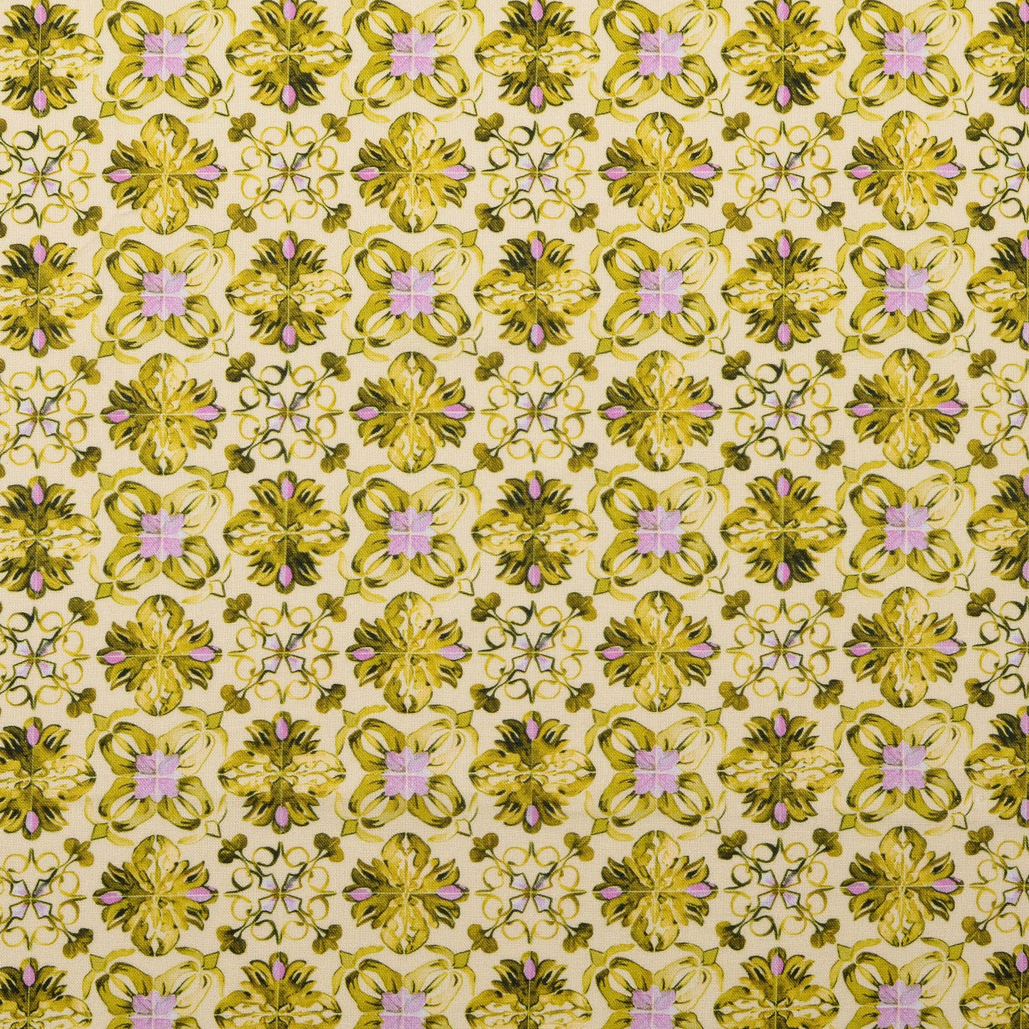 Poplin Mosaik flera färger - 4