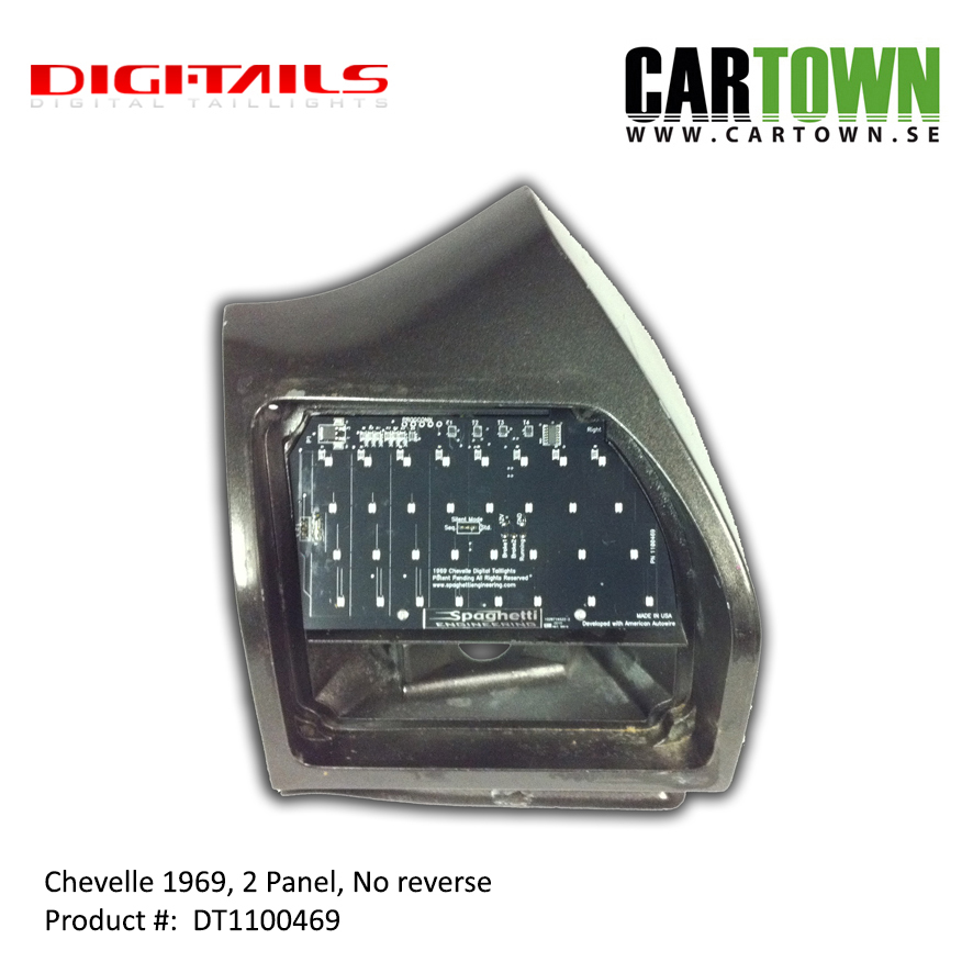 1969 Chevelle - 2 Panel Sequential LED Taillight Kit - 2
