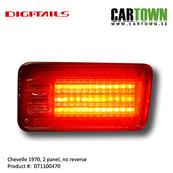 1970 Chevelle - 2 Panel Sequential LED Taillight Kit