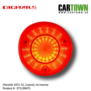1971-72 Chevelle - 2 Panel Sequential LED Taillight Kit