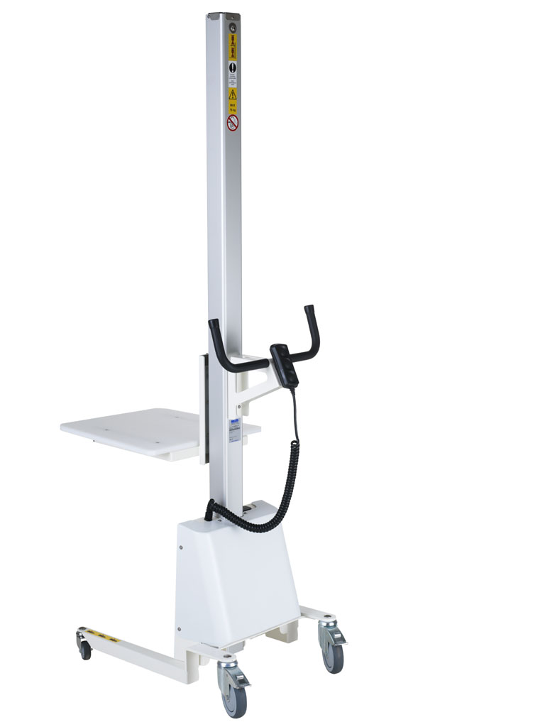 Vit lyftvagn Reflex 75, Maxlast: 75 kg / Lyfthöjd: 1735 mm