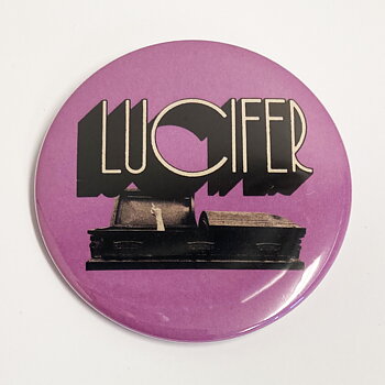 LUCIFER - PIN, DIRTY PINK COFFIN
