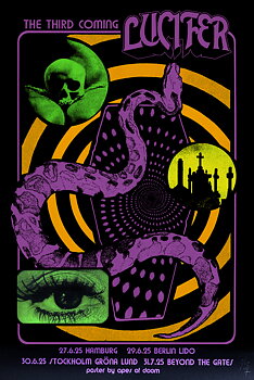 LUCIFER - POSTER, THE THIRD COMING, LTD SCREEN PRINT