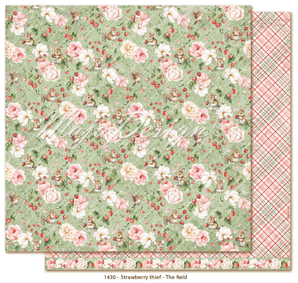 Maja Design - Collection pack 12x12- Strawberry thief  - 10