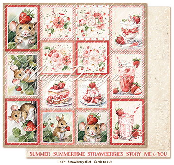 Maja Design - Collection pack 12x12- Strawberry thief 