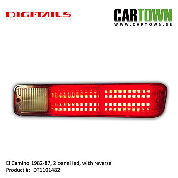 1982-87 El Camino  - 2 Panel Sequential LED Taillight Kit