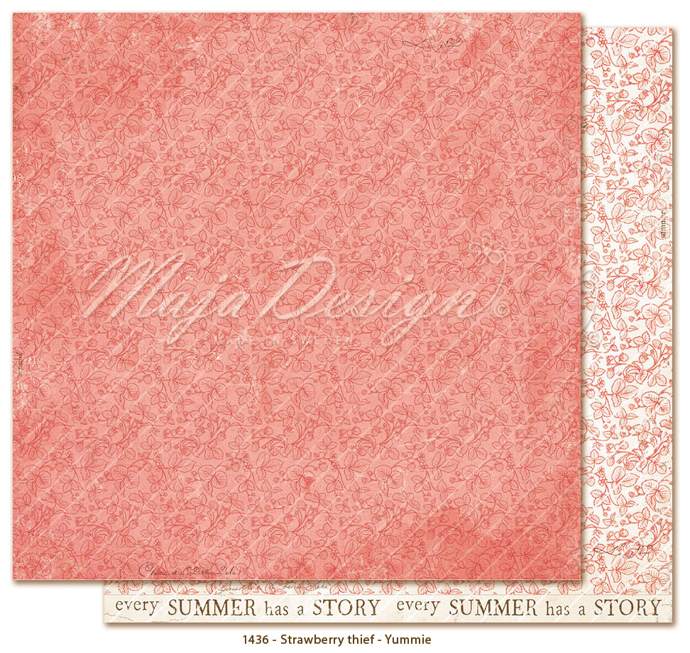 Maja Design - Paper pack 6x6 - Strawberry thief  - 10