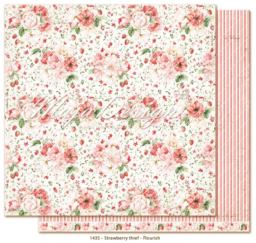 Maja Design - Paper pack 6x6 - Strawberry thief  - 9