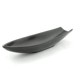Stig Lindberg (Endiv 1956) Black Organic bowl 33 cm (2)
