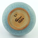 Triller Tobo (1940s) Unique Blue Swelling Vase 8 cm