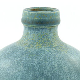 Triller Tobo (1940s) Unique Blue Swelling Vase 8 cm