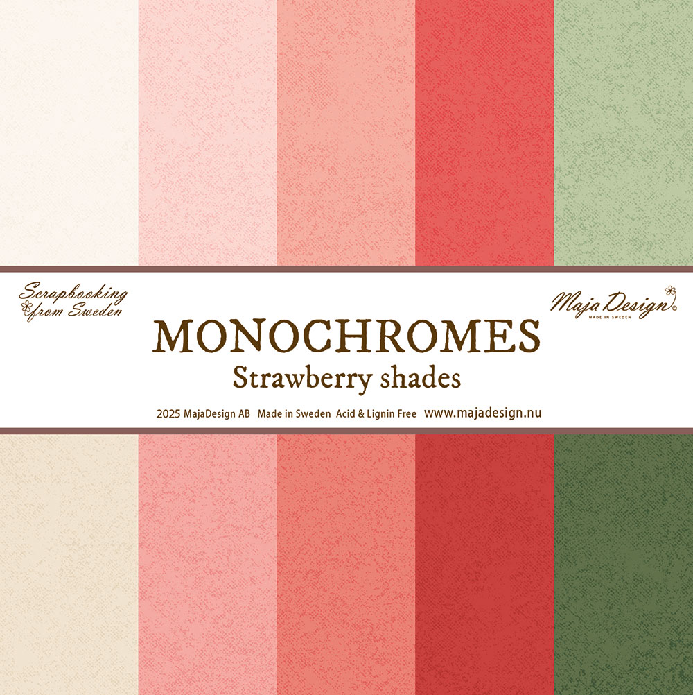 Maja Design - Monochroma 12x12 - Strawberry 