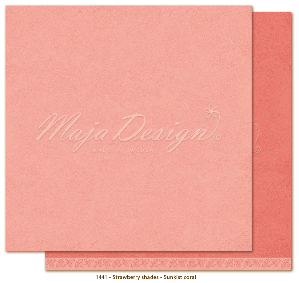 Maja Design - Monochroma 12x12 - Strawberry  - 4