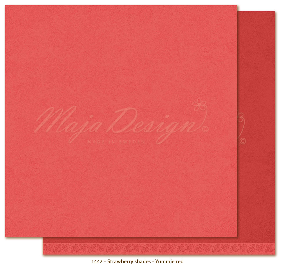 Maja Design - Monochroma 12x12 - Strawberry  - 5
