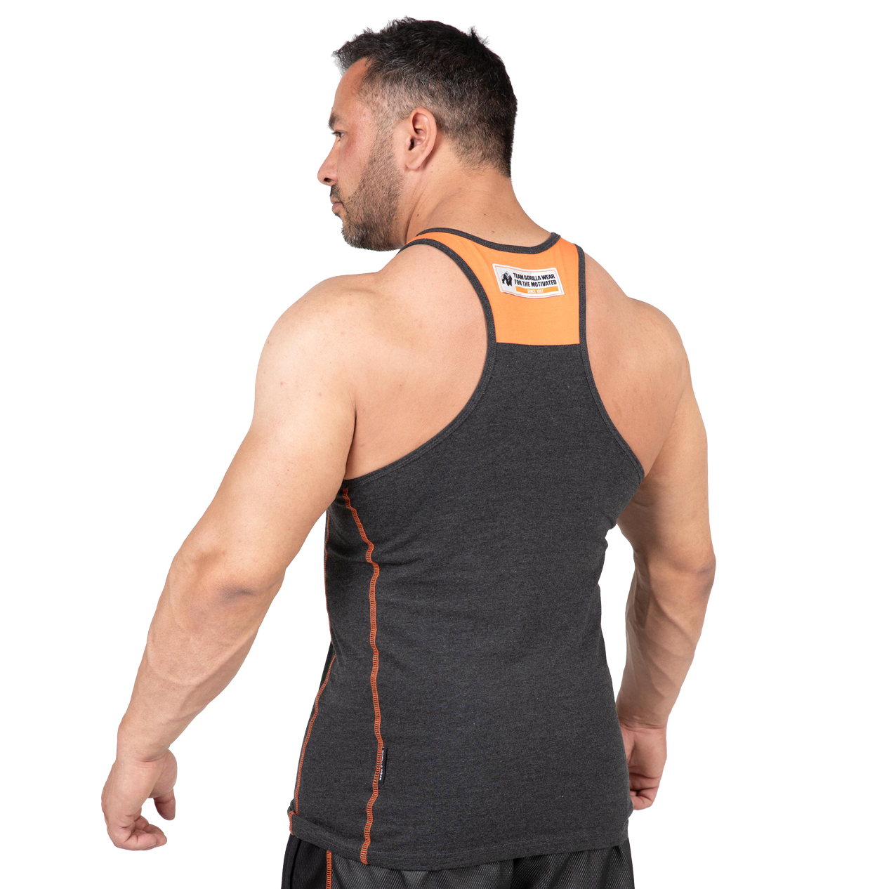 Wallace Tank Top, grey/orange - 6