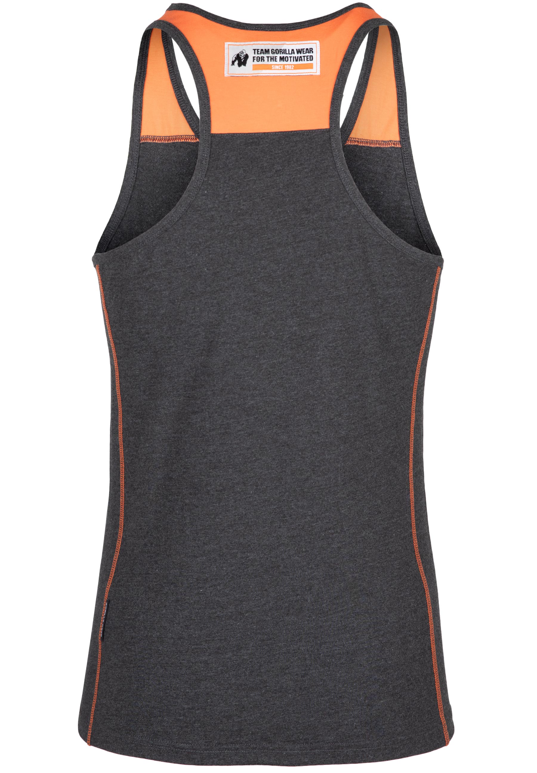 Wallace Tank Top, grey/orange - 2