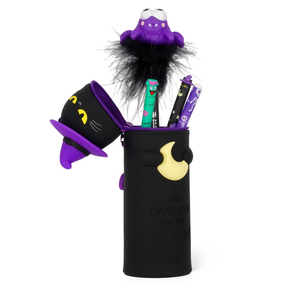 Penalhus af silikone, Kawaii, Kitty Witch - 4