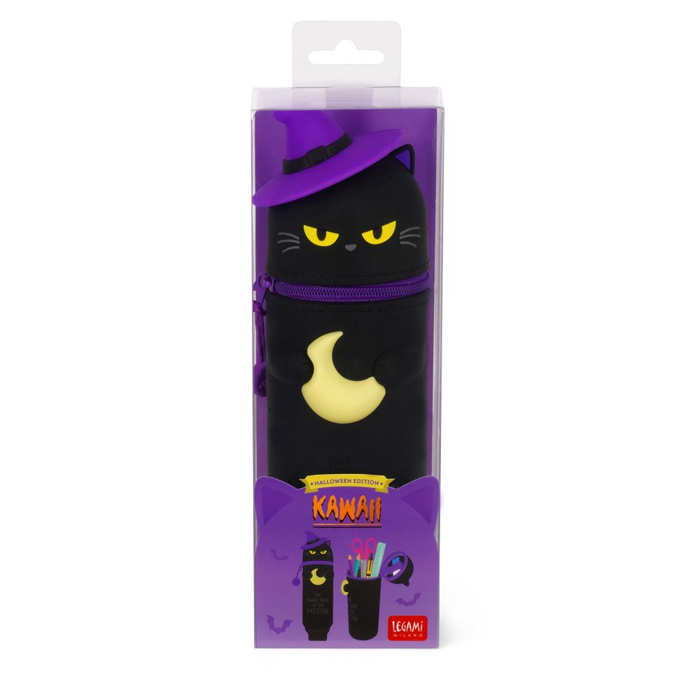Penalhus af silikone, Kawaii, Kitty Witch - 2
