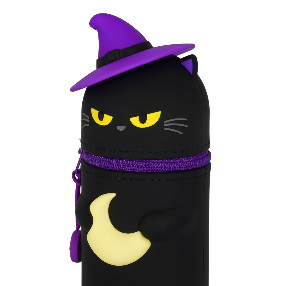 Penalhus af silikone, Kawaii, Kitty Witch - 6