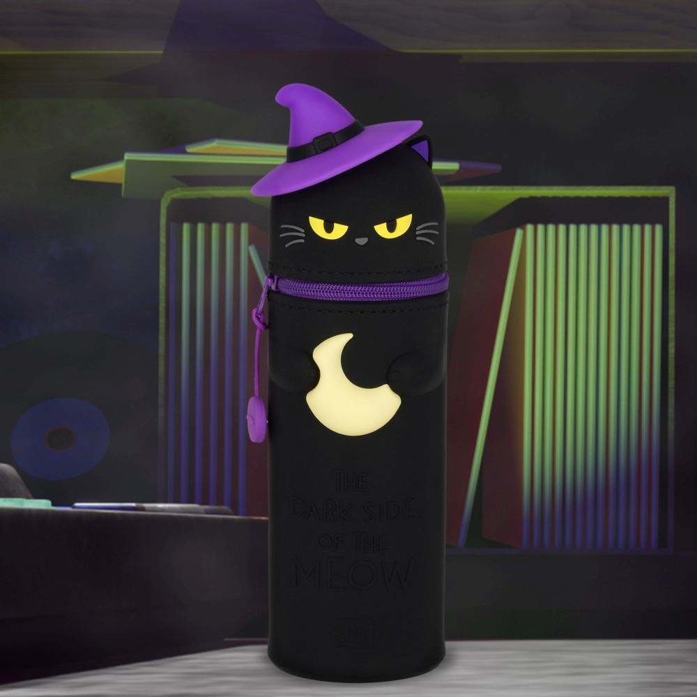 Penalhus af silikone, Kawaii, Kitty Witch - 8