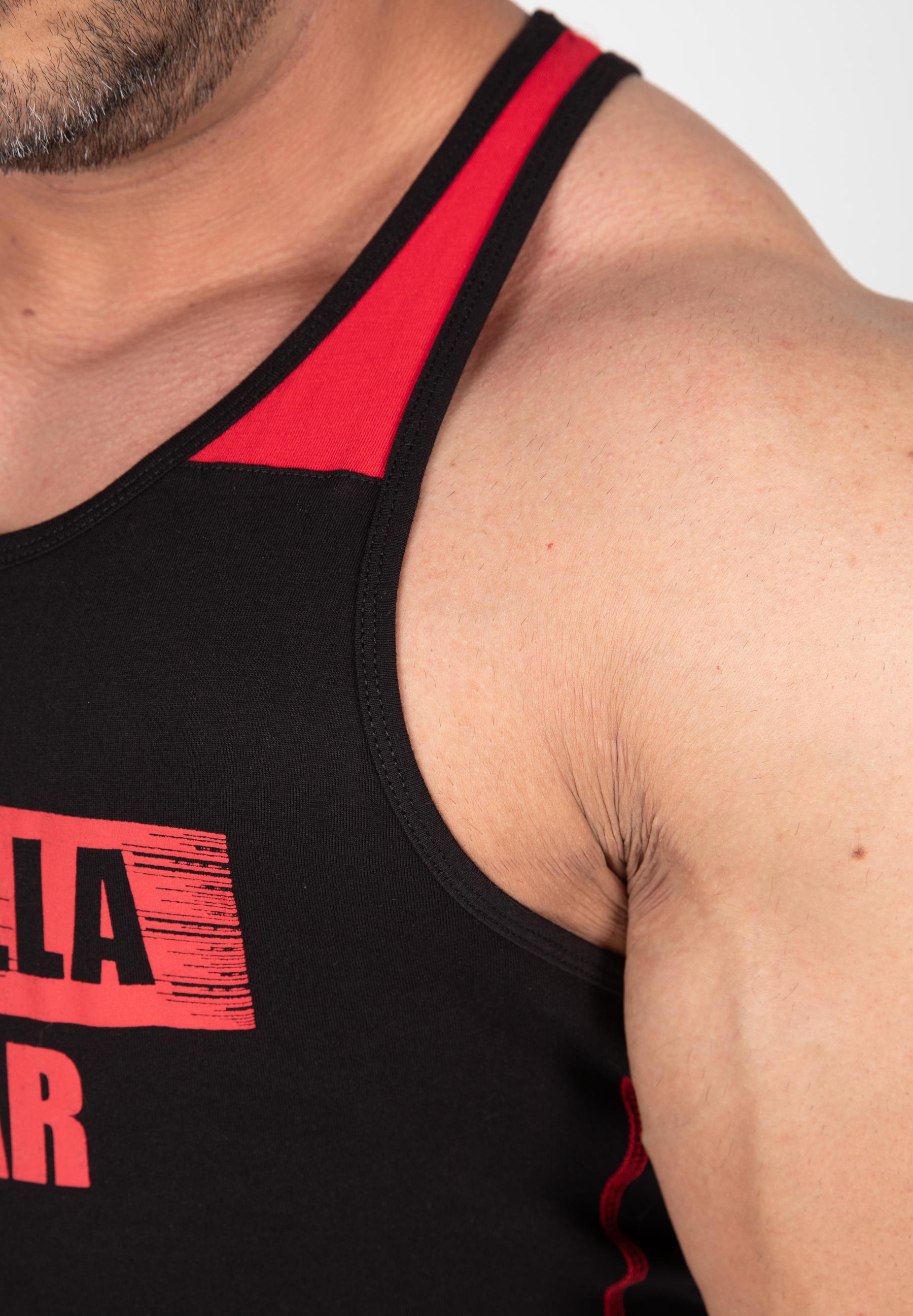 Wallace Tank Top, black/red - 5