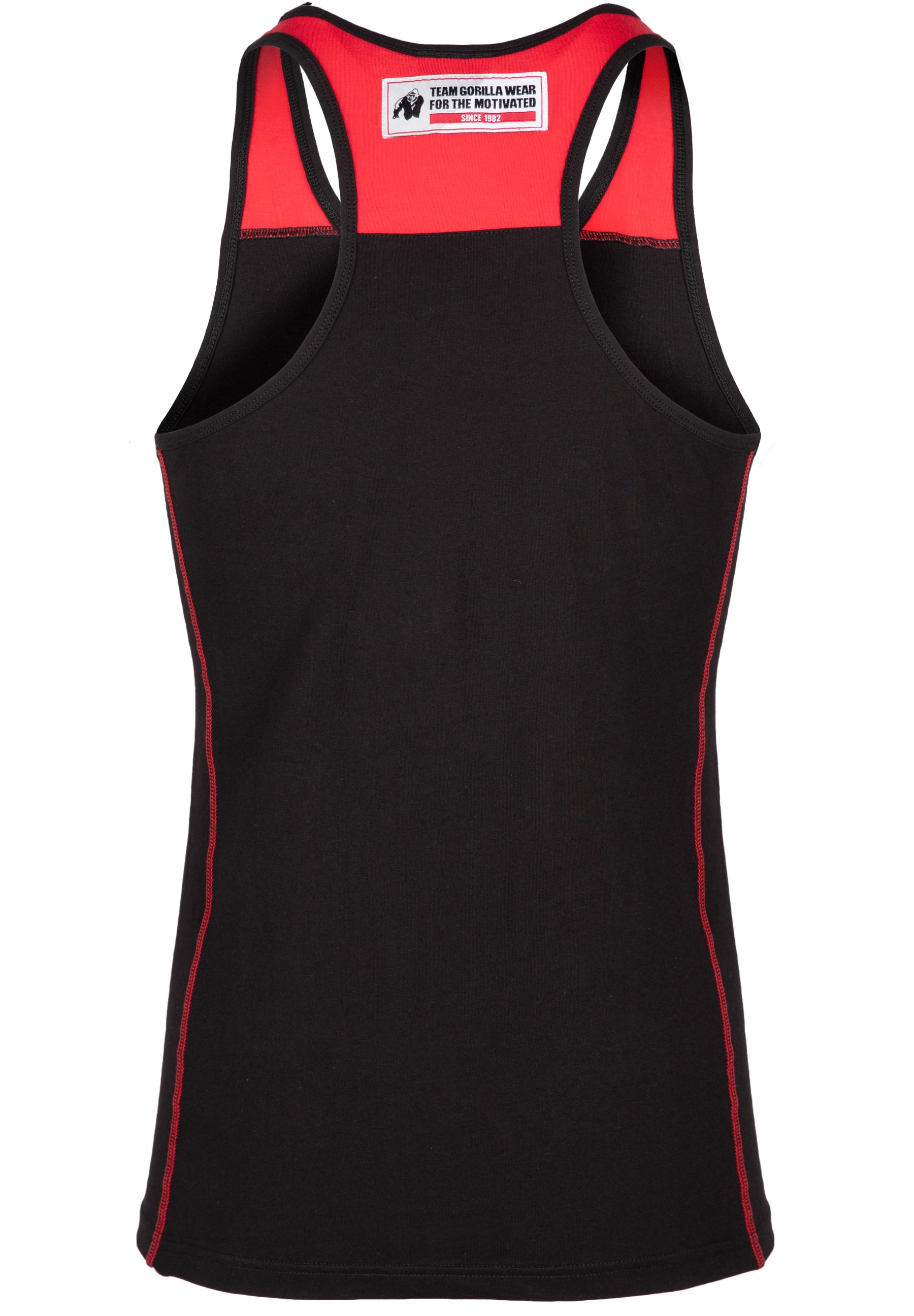 Wallace Tank Top, black/red - 2
