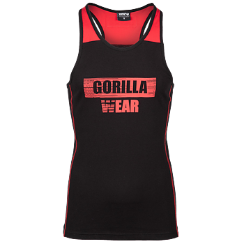 Wallace Tank Top, black/red