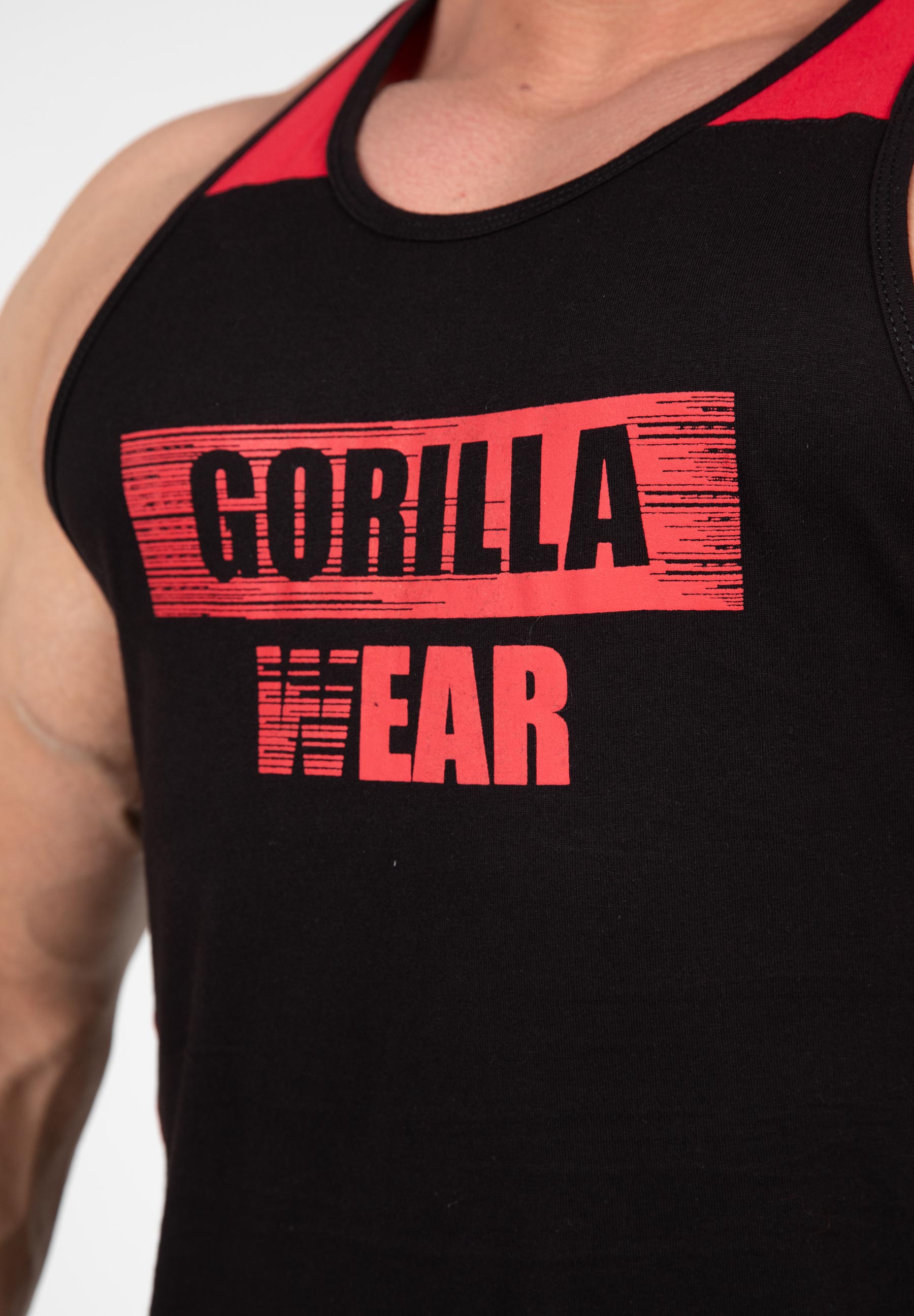Wallace Tank Top, black/red - 6