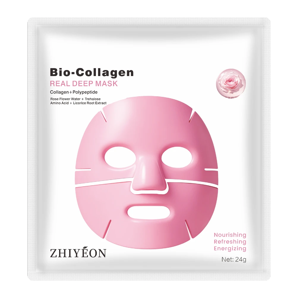 BIO-COLLAGEN Real Deep Kasvonaamio - Sisältää peptidejä ja ruusuvettä