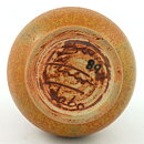 Triller Tobo (1940s) Unique Brown Swelling Vase 9 cm