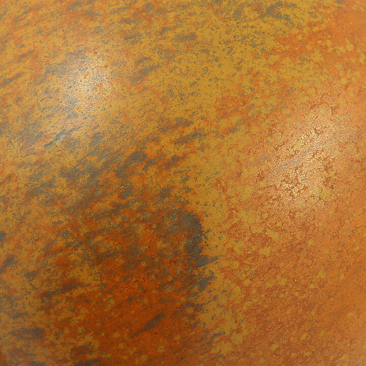 Triller Tobo (1940s) Unique Brown Swelling Vase 9 cm