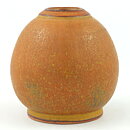 Triller Tobo (1940s) Unique Brown Swelling Vase 9 cm
