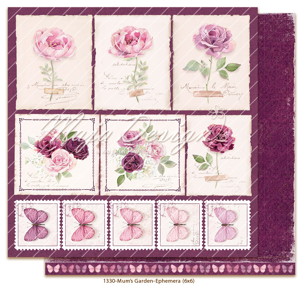 Maja Design - Paper pack 6x6 - Mum's Garden  - 13