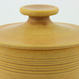 Triller Tobo (1940s) Unique Yellow Jar 14 cm