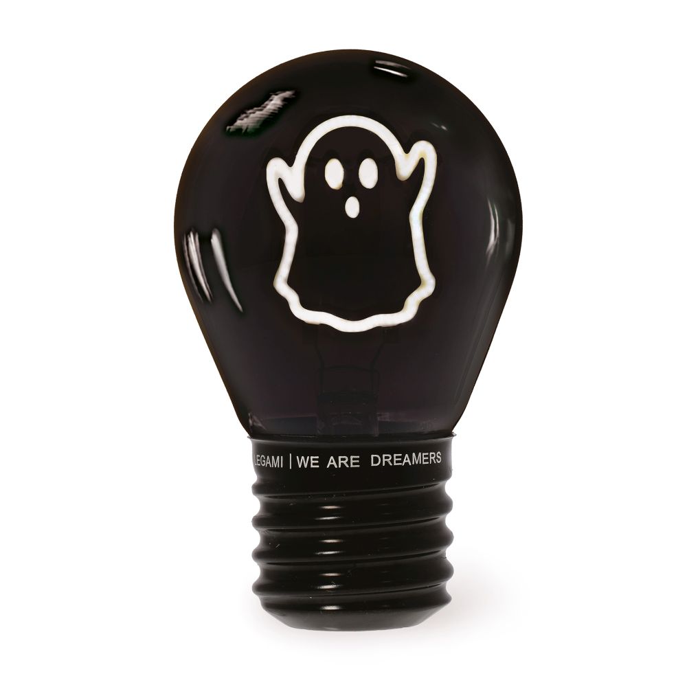 Bulb fiction, glödlampsformad bordslampa, Ghost