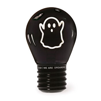 Bulb fiction, glödlampsformad bordslampa, Ghost