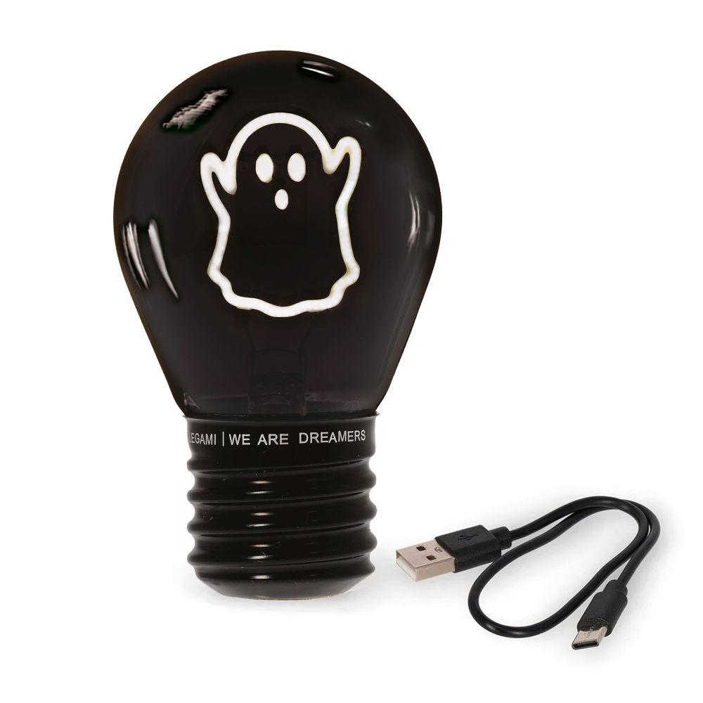 Bulb fiction, glödlampsformad bordslampa, Ghost - 5