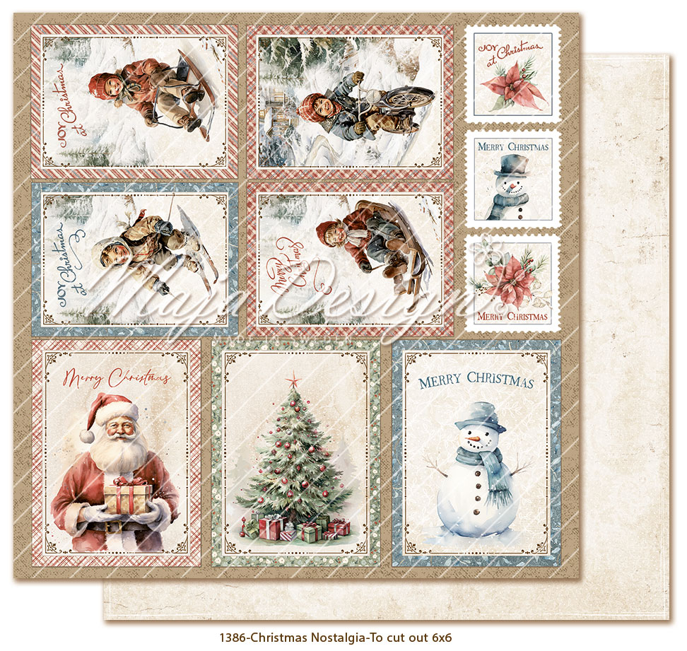 Maja Design - Paper pack 6x6 - Christmas Nostalgia  - 12