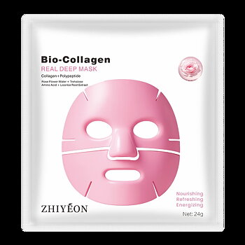 Bio-Collagen Real Deep gezichtsmasker – set van 4 maskers