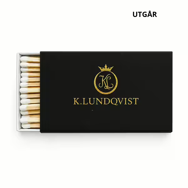 TÄNDSTICKOR LÅNGA STICKOR / SVART ASK