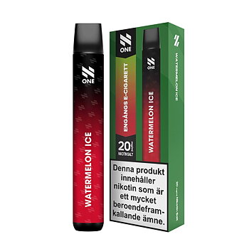 N One Classic engångs vape – smak av vattenmelon ice, 20 mg nikotin