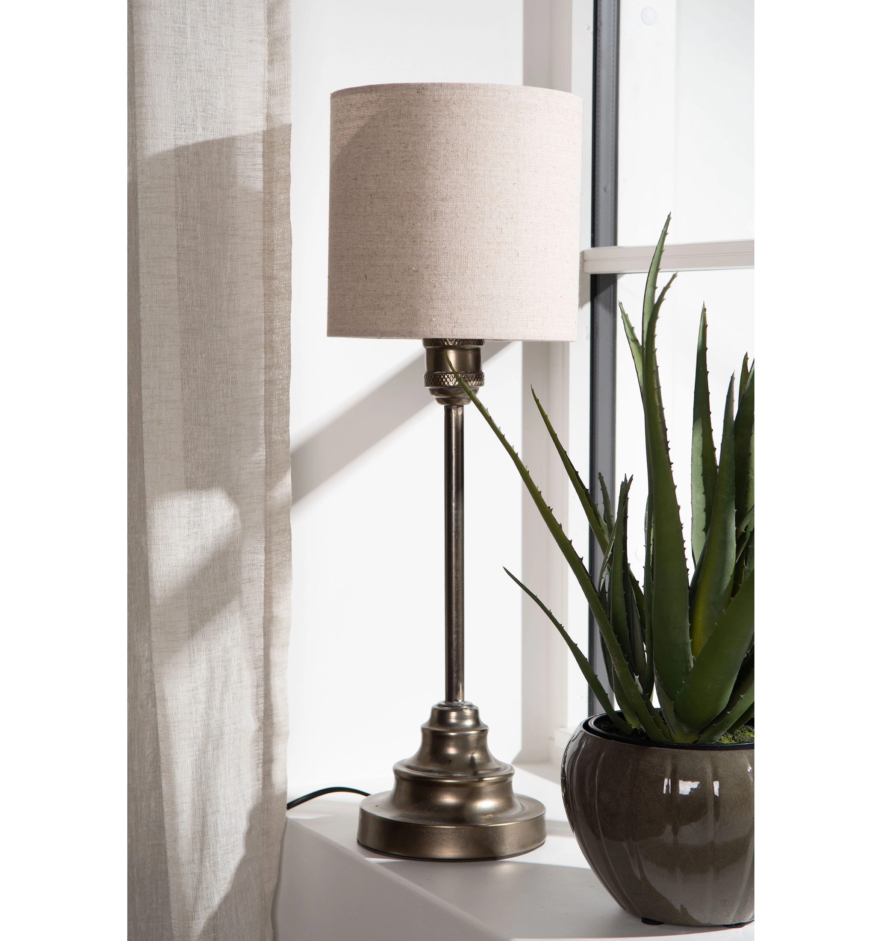 Lampfot Ida Antik Champagne 48 cm - 2
