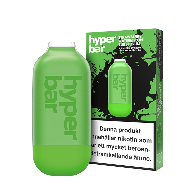 Hyper Bar Mesh 20mg - Strawberry Watermelon Bubblegum