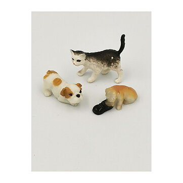 Dukkehus Second Hand - Lundby Katt og Hunder 1970-80-tallet