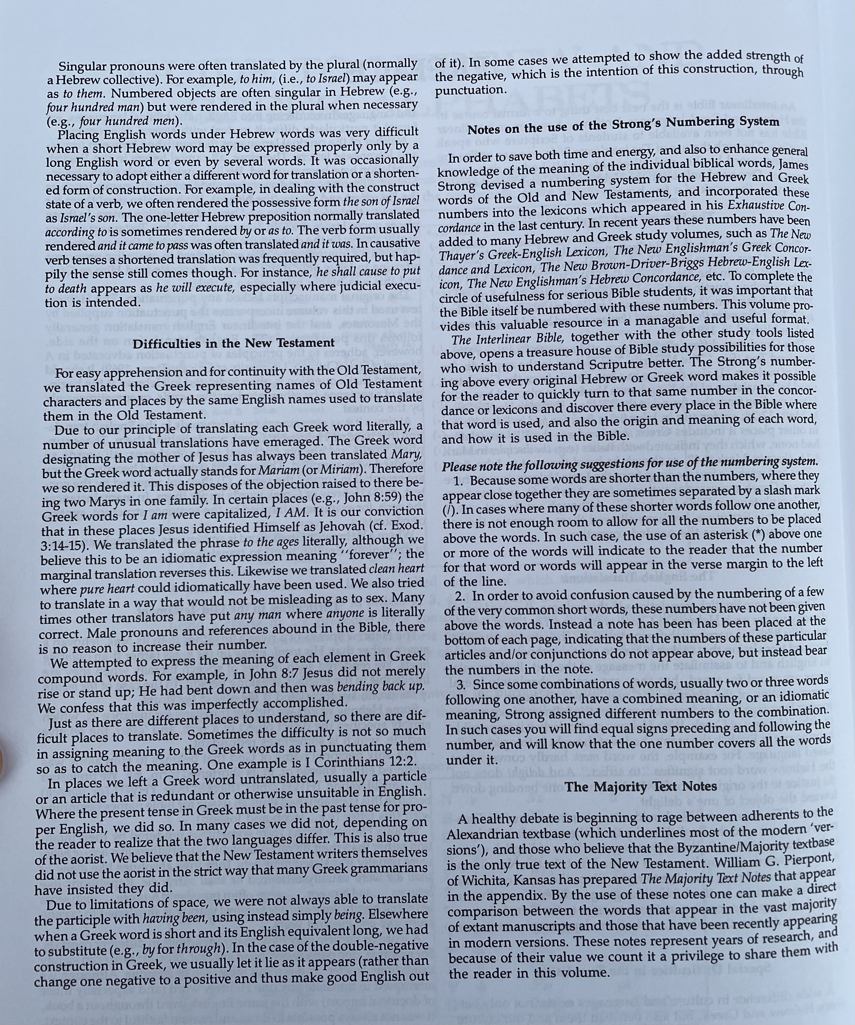 The Interlinear Bible - Hebrew / Greek / English - 3