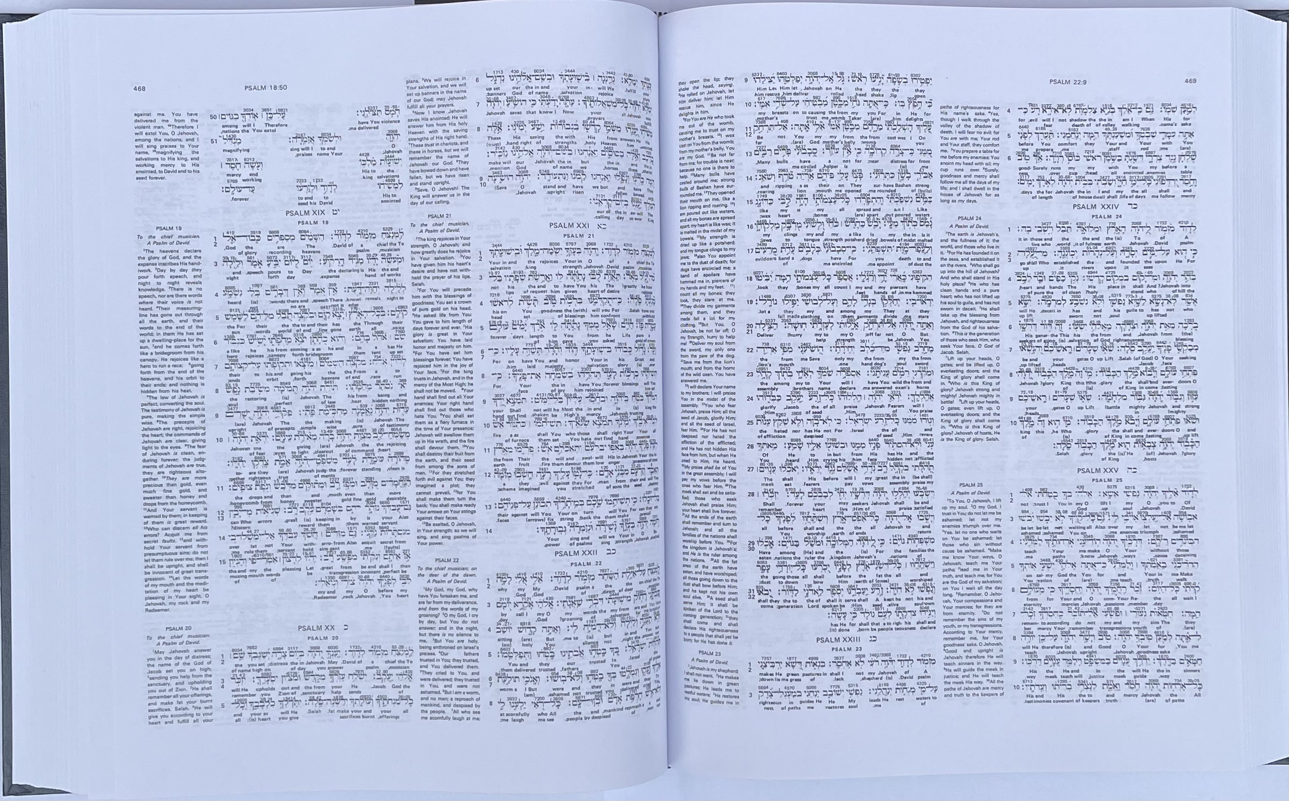 The Interlinear Bible - Hebrew / Greek / English - 7