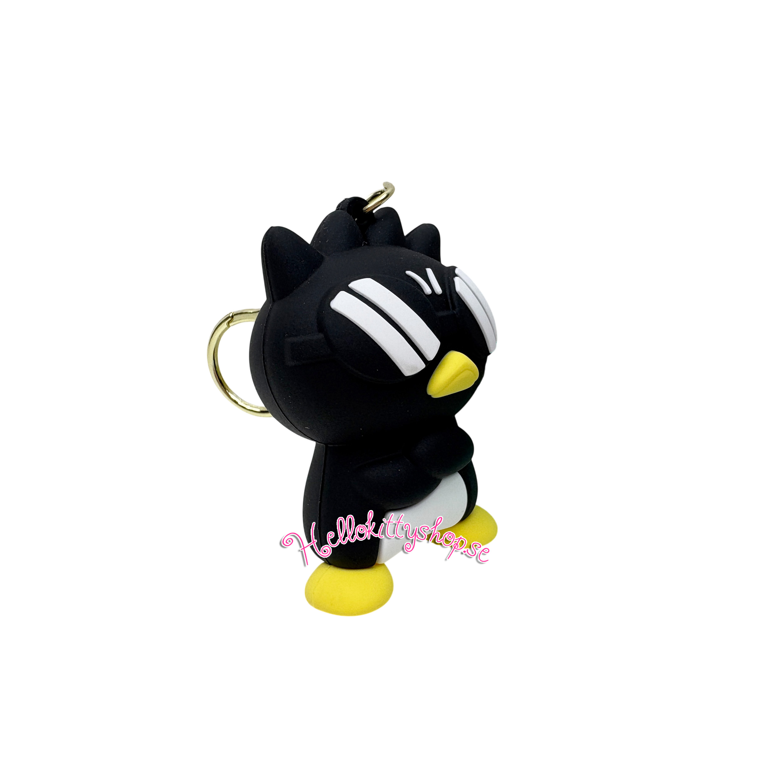 Hello Kitty and Friends 3D nyckelring/bag charm med silikonband - Badtz Maru - 2
