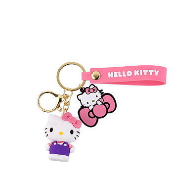 Hello Kitty 3D nyckelring med silikonband