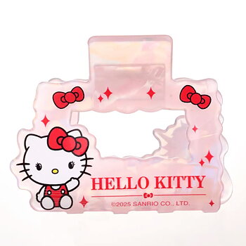 Hello Kitty Hårklämma - Pärlemor Rosa